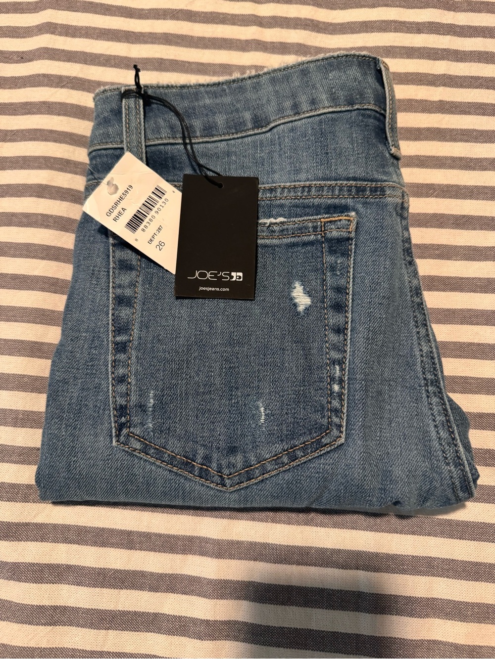Joe's Jeans Light Blue Mid-Rise Slim Jeans